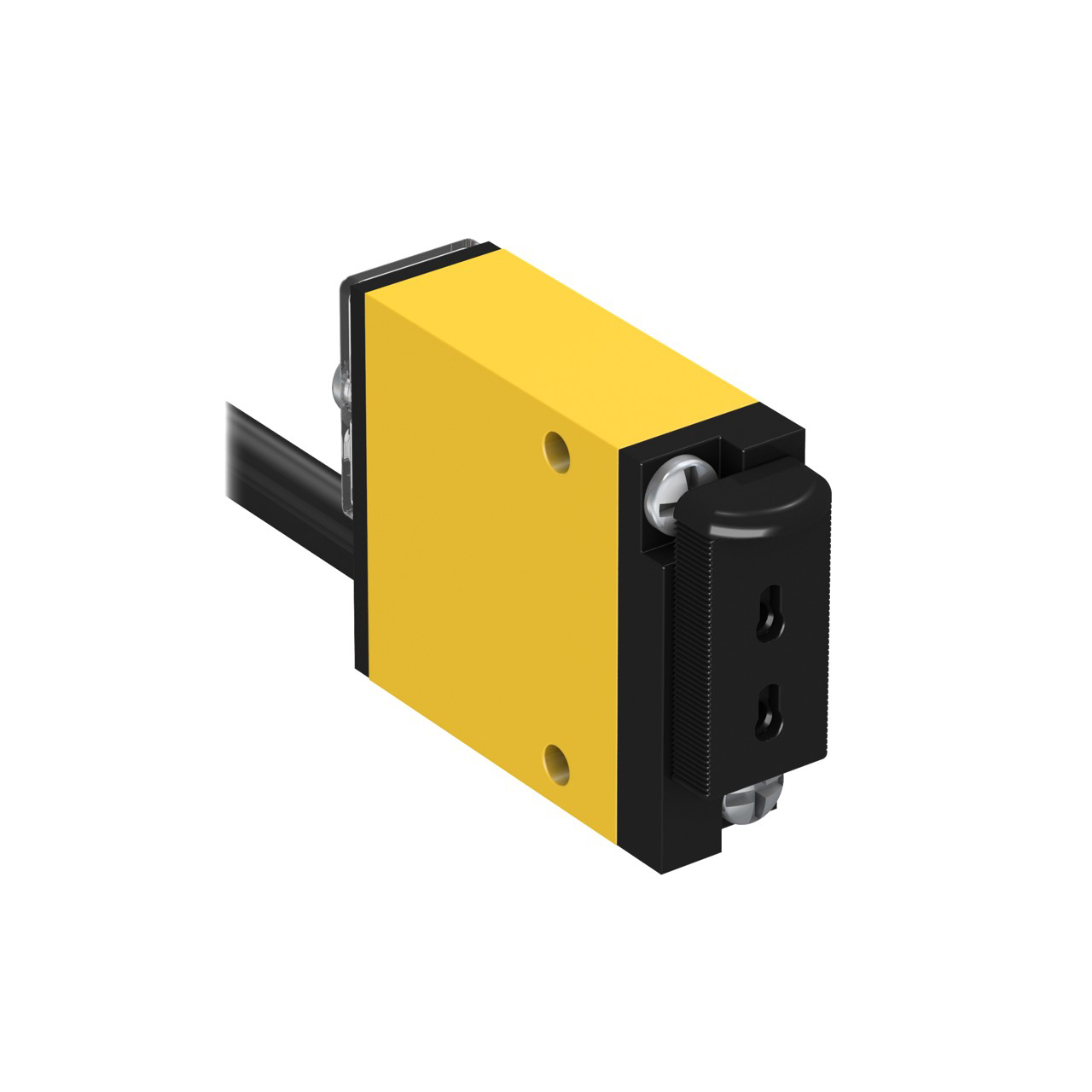 Banner Engineering Photoelectric Sensor; Plastic Fiber; Rectangular; Variable Range; 10-30VDC; NPN&plus;PNP; LO/DO Configurable; 2m Potted Cable